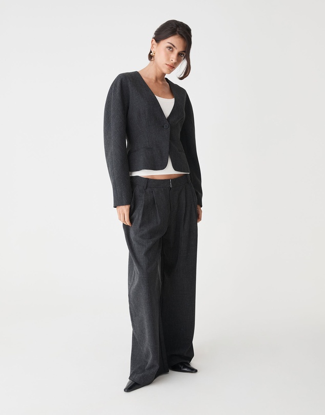 Forcast - Pippa Rounded Shoulder Blazer