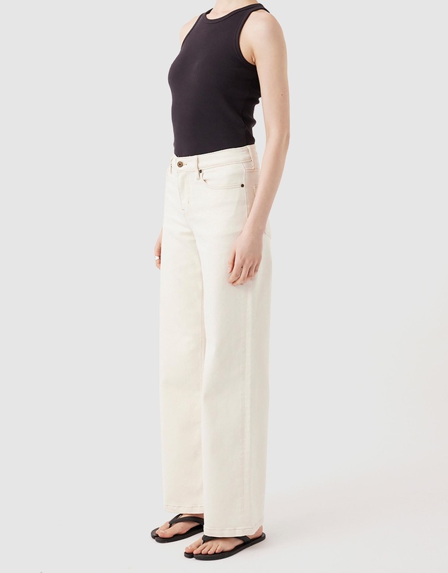 Outland Denim - Mia Mid Wide Leg Jeans