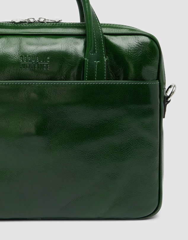 Republic of Florence - London Green Briefcase