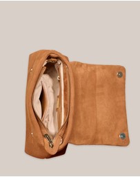 VESTIRSI - Celeste Cognac Clutch Crossbody Bag