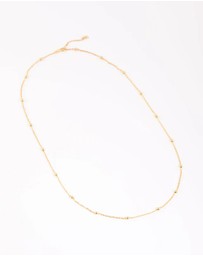 Lovisa - Gold Plated Sterling Silver Ball Chain Necklace