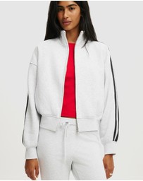 Cotton On - Funnel Neck Fleece Zip Through Sweat