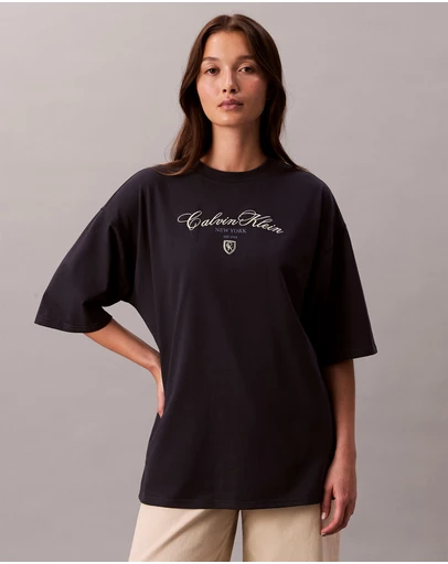 Calvin Klein Jeans - Script Logo Graphic Relaxed T-Shirt