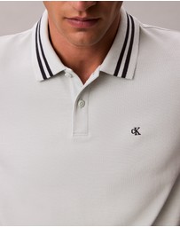 Calvin Klein Jeans - Casual Pique Classic Tipped Polo Shirt