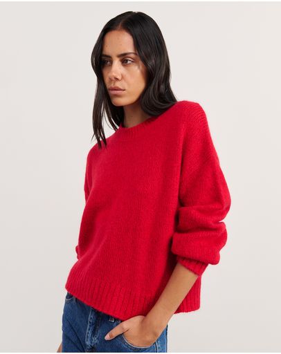 bright red