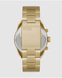 Diesel - Spiked Gold-Tone Chronograph Watch