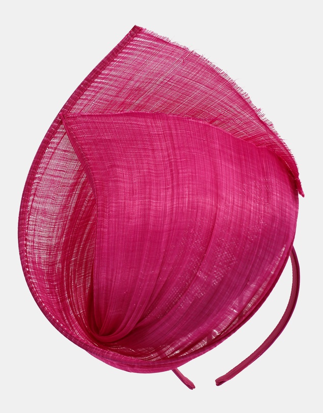 Morgan & Taylor - Vanya Fascinator in Hot Pink
