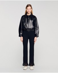 Sandro - Madison Leather Jacket