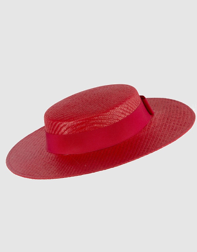 Max Alexander - Red Boater Hat