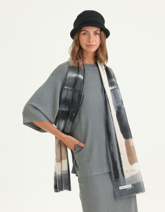 Morgan & Taylor - Aisha Scarf in Grey