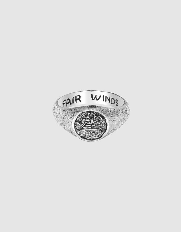 Haze & Glory - ICONIC EXCLUSIVE - Fair Winds Signet Ring in 925 Silver