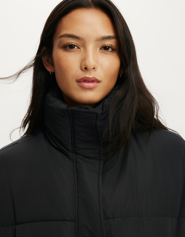 Cotton On Body Active - The Mother Puffer Funnel Neck Jacket