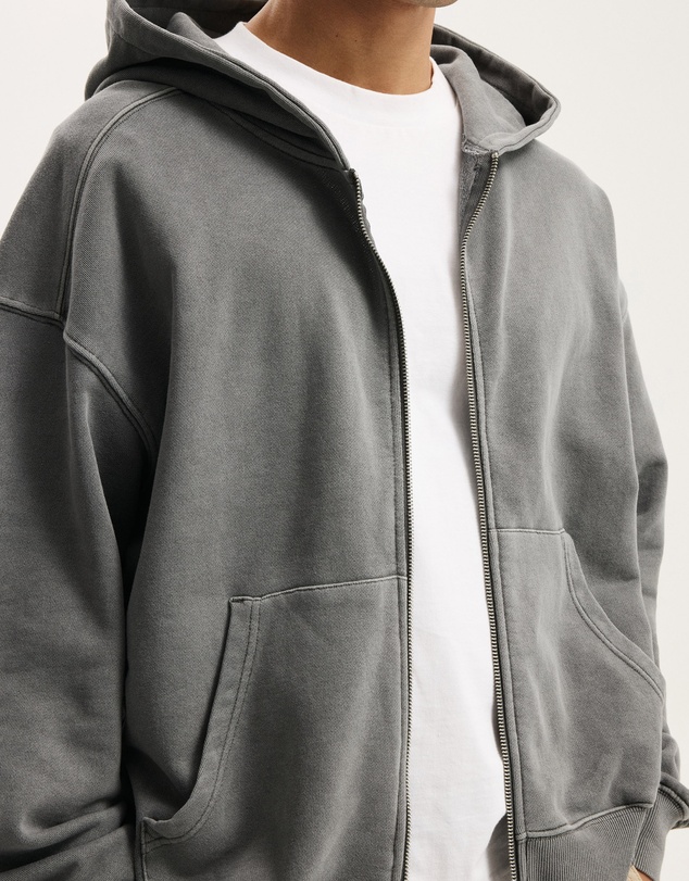 Cotton On - Cropped Zip Up Hoodie