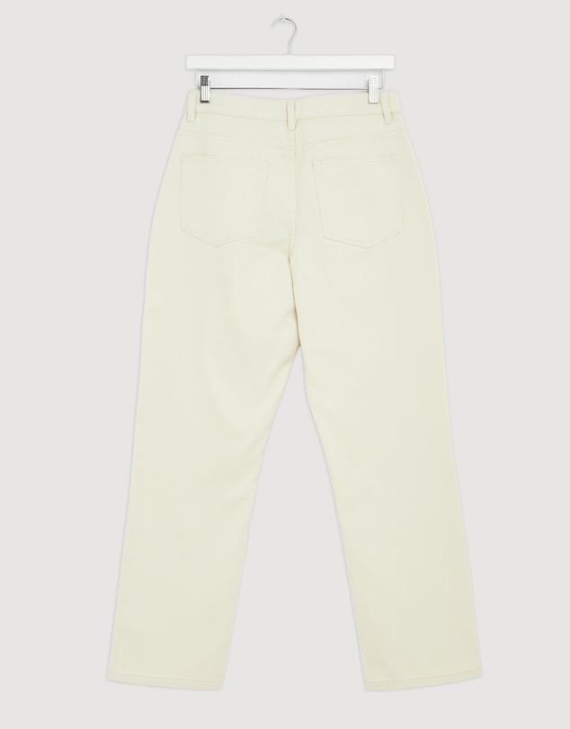 Revibe - Repaired Minima Esenciales High Rise Straight Leg Jeans - AU 12