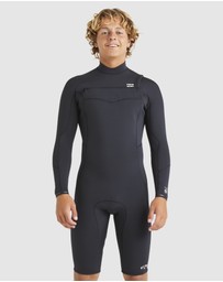 Billabong - Mens 2/2mm Absolute Natural Chest Zip Long Sleeve Springsuit