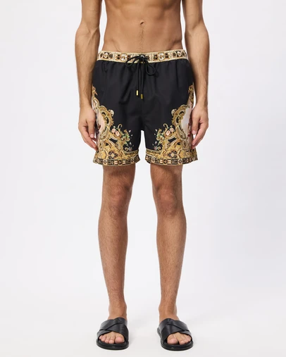 Camilla - Mid Length Boardshort With Elastic Waist