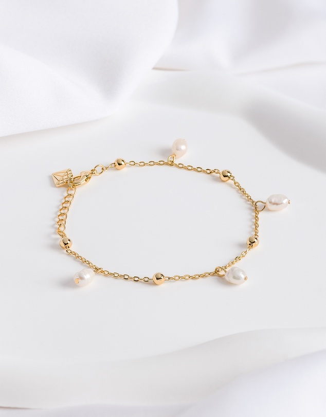 Wanderlust + Co - To The Sea Gold Bracelet