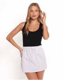 Petal & Pup - Beonia Mini Skirt - White