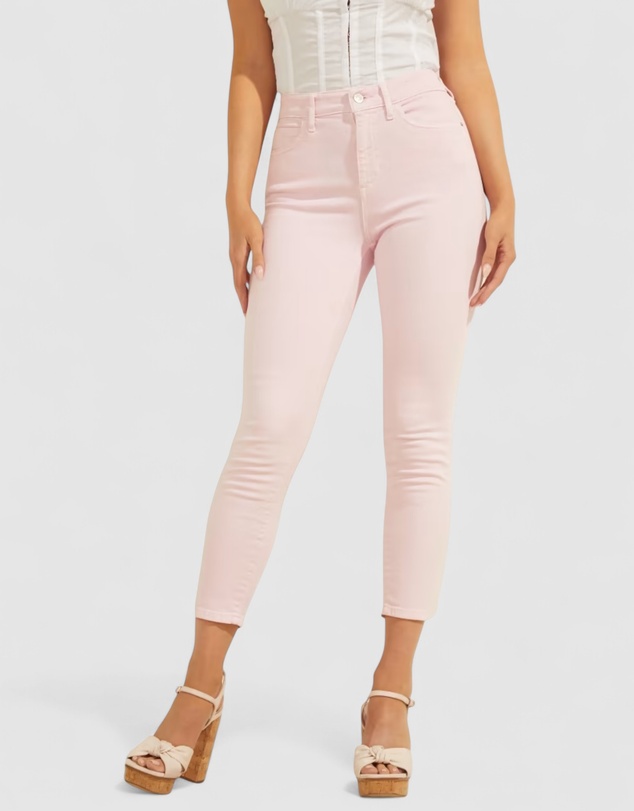 GUESS - 1981 High-Rise Cropped Skinny Jeans