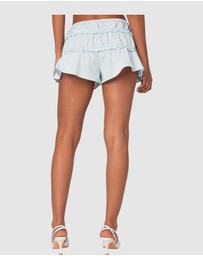 EDIKTED - Kalila Tiered Ruffle Shorts