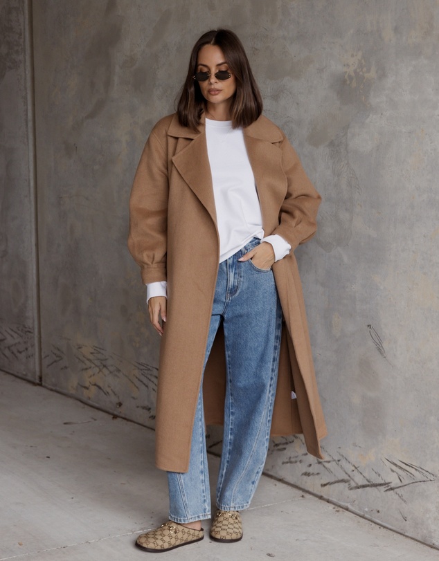 ALEXANDRA - Rafel Coat Tan