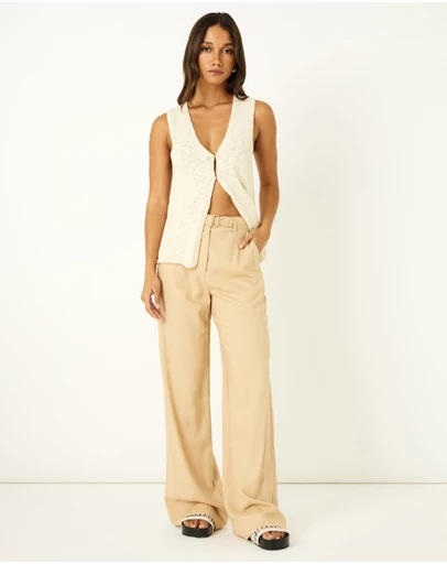 Dazie - Azalea Light Weight Linen Blend Pants