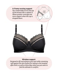 Hotmilk Maternity Lingerie - Show Off Full Cup Nursing Bra - Wirefree