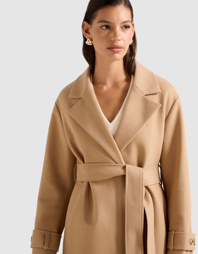 Forever New - Heidi Double Breasted Wrap Coat