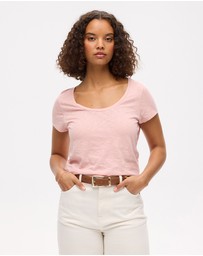 Superdry - Scoop Neck Slim Fit Tee