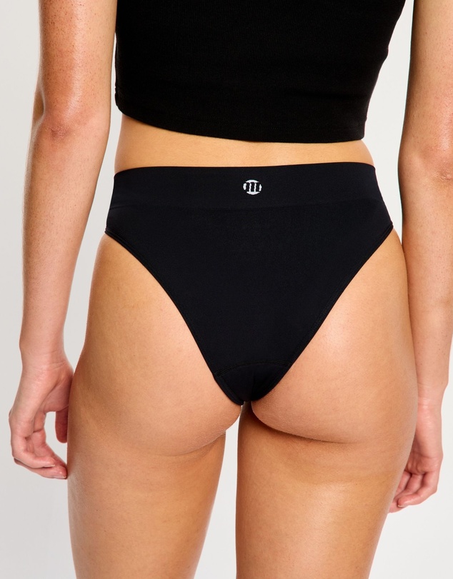 Modibodi - Seamfree Hi Waist Cheeky Period Underwear Moderate Absorbency