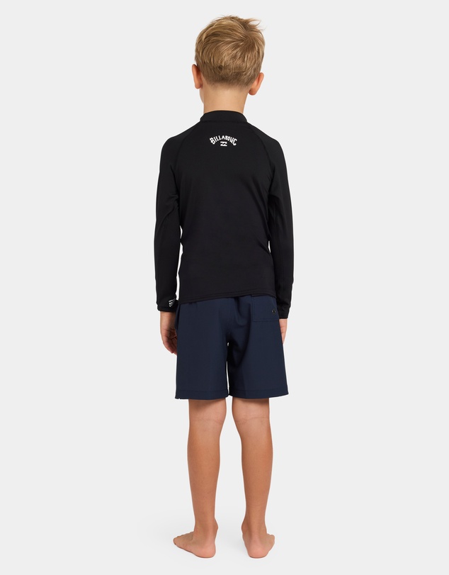 Billabong - Toddlers All Day Arch Regular Fit Short Sleeve Rashguard