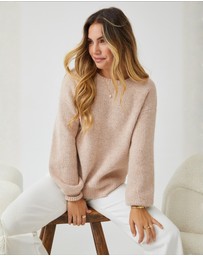 Esther & Co - Harvie Knit - Cappuccino