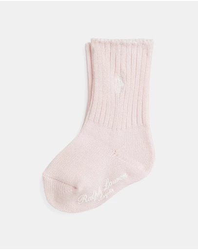 Polo Ralph Lauren - Ribbed Crew Socks - Babies