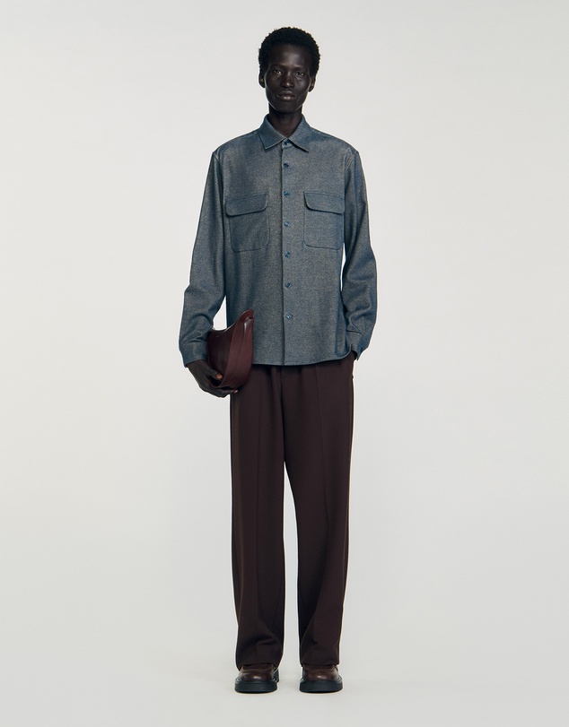 Sandro - Flannel Pocket Shirt