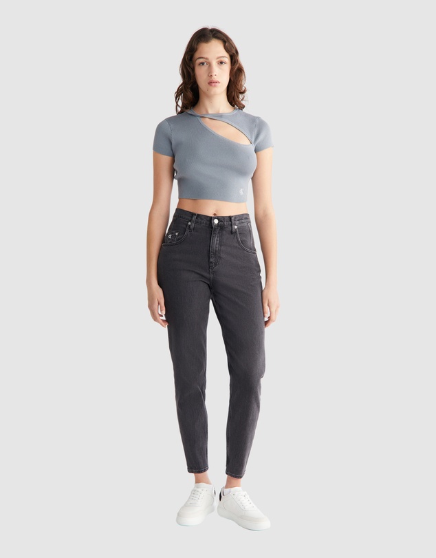 Calvin Klein Jeans - Organic Cotton Cut Out Top