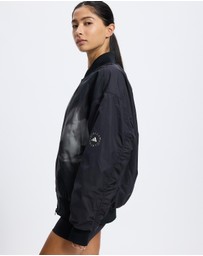 adidas by Stella McCartney - adidas By Stella McCartney Woven Bomber Printed Jacket
