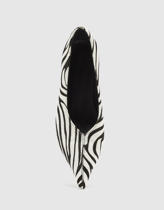 Nakedvice - The Hilton Zebra Print Heel