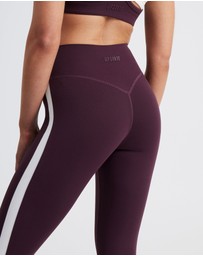 Upstate - Air Sculpt 7/8 Stripe Tight - Merlot