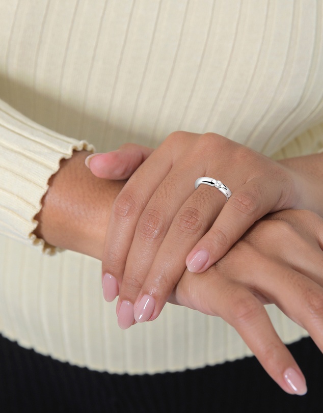 Elli Jewelry - Ring Zirconia 925 Sterling Silver