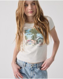 Decjuba Kids - Cropped Ringer Tee - Teens
