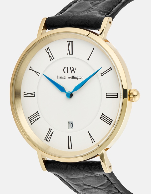 Daniel Wellington - Classic 40mm Roman Numerals Date Croc Belly