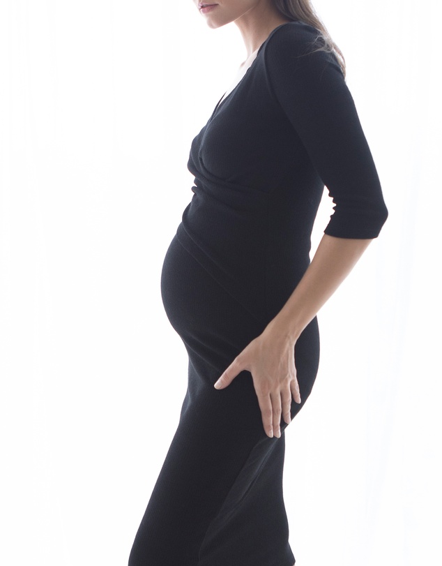 Soon Maternity - Cross Wrap Feeding Dress