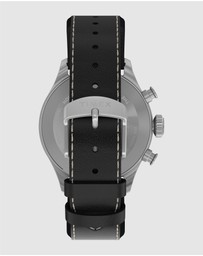 TIMEX - Waterbury Ace Chronograph 41mm Leather Strap Watch
