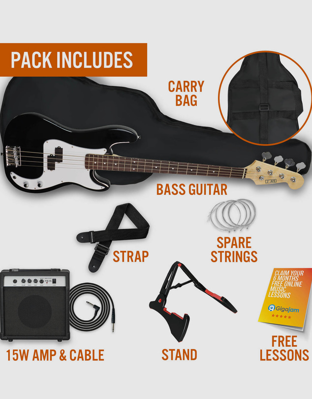 iWorld - 3rd Avenue Bass Guitar Pack