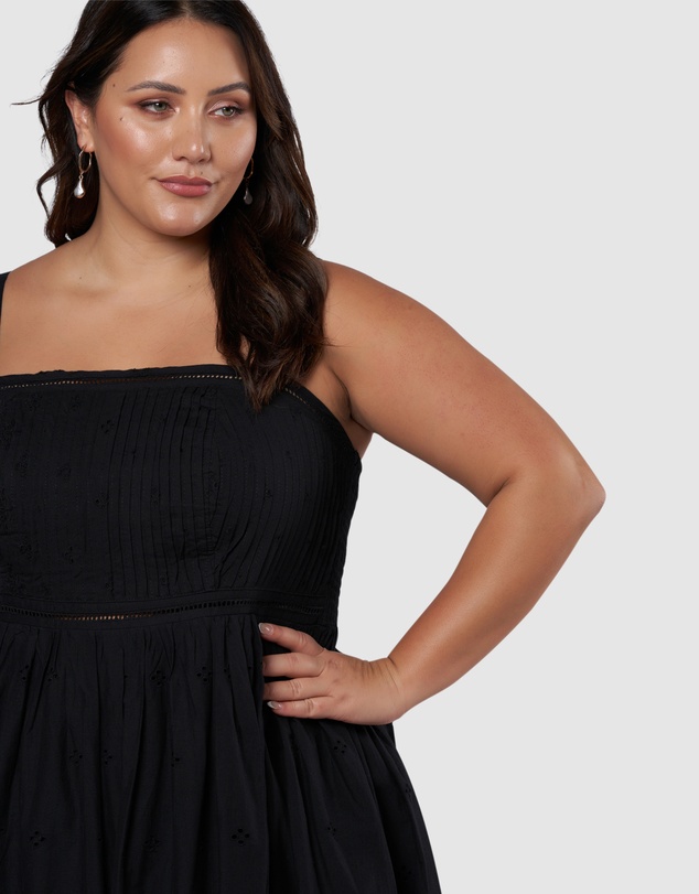 Something 4 Olivia - Brenna Broderie Midi Dress