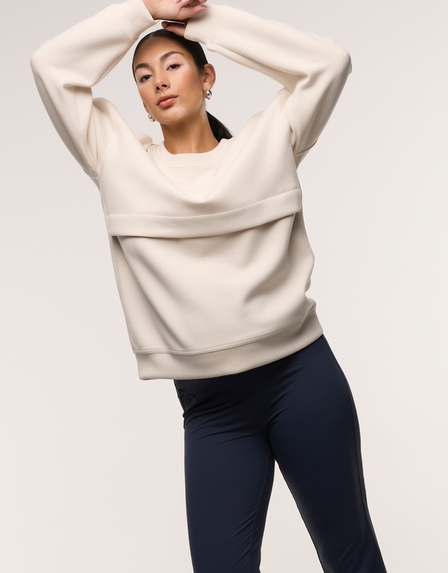 Soon Maternity - Oversized Feeding Zip Jumper