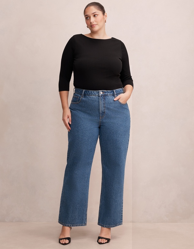 Forever New Curve - Frankie Curve 3 & 4 Sleeves Top