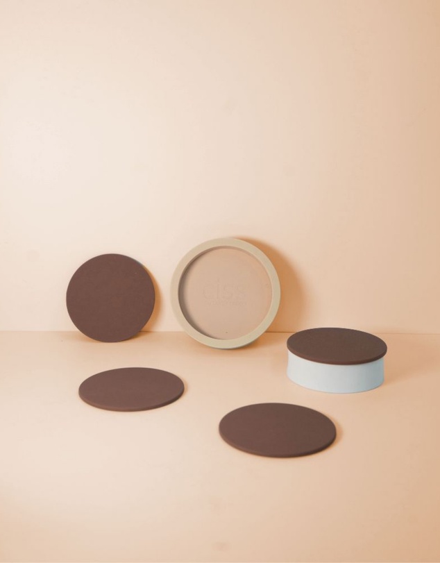 porter green - ciss | unbreakable silicone coasters