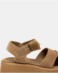 EVERAU - Australian Shepherd Ugg Eive Cow Suede Upper Loafer Oxfords Flats
