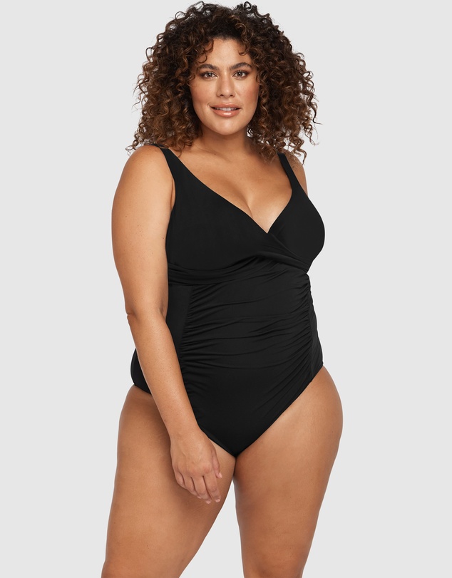 Artesands - Natare Black Chlorine Resistant Delacroix One Piece